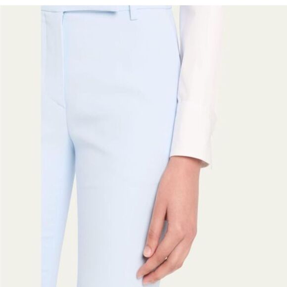 Alexander McQueen 585076QEAAA Narrow Bootcut Pants Spring Blue 44/8 NWT $1978 - Picture 5 of 7